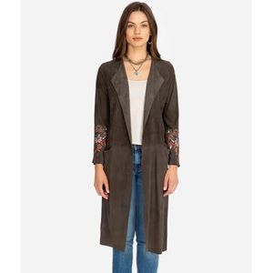 Johnny Was Lailani Suede Duster
